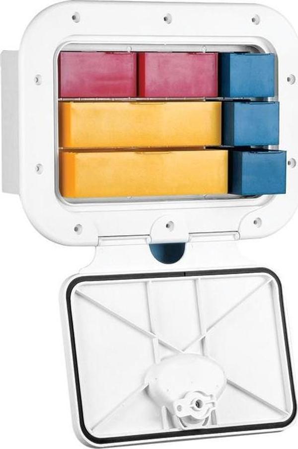Nuova Rade CLASSIC Saklama Hatchi Çekmeceli Lock, Beyaz, 275x375mm - Image 1