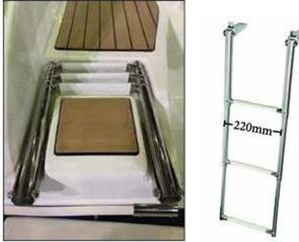 Sealux Teleskopik PaSLanmaz Merdiven 3 Basamaklı 85Cm - Image 1