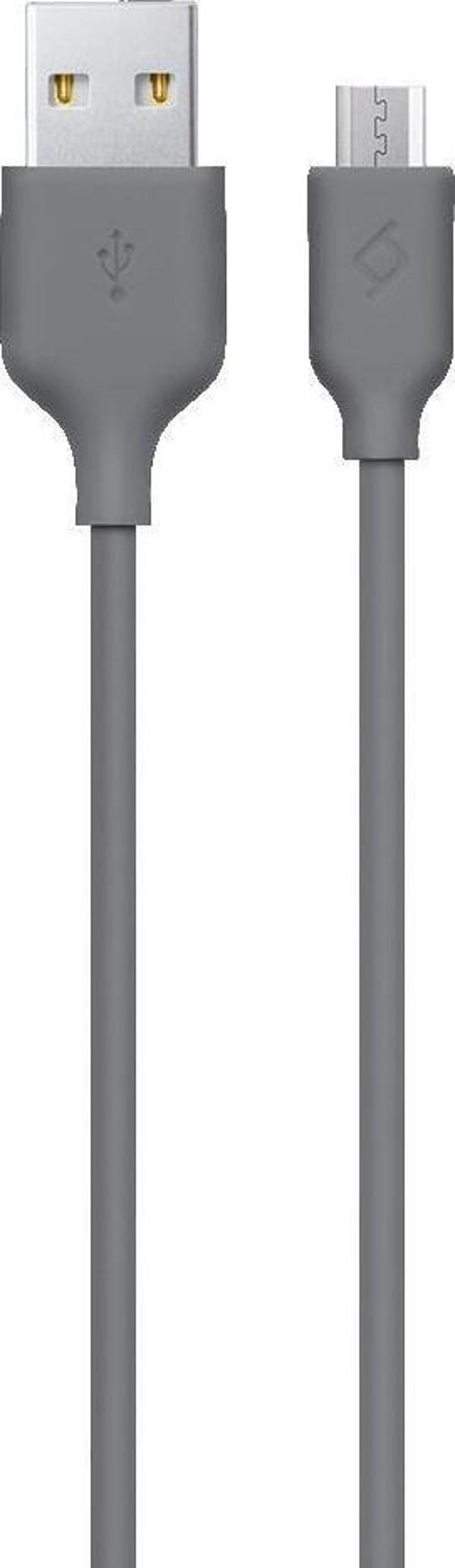 Ttec Micro USB Kablosu 120cm Gri 2DK7530GR - Image 1