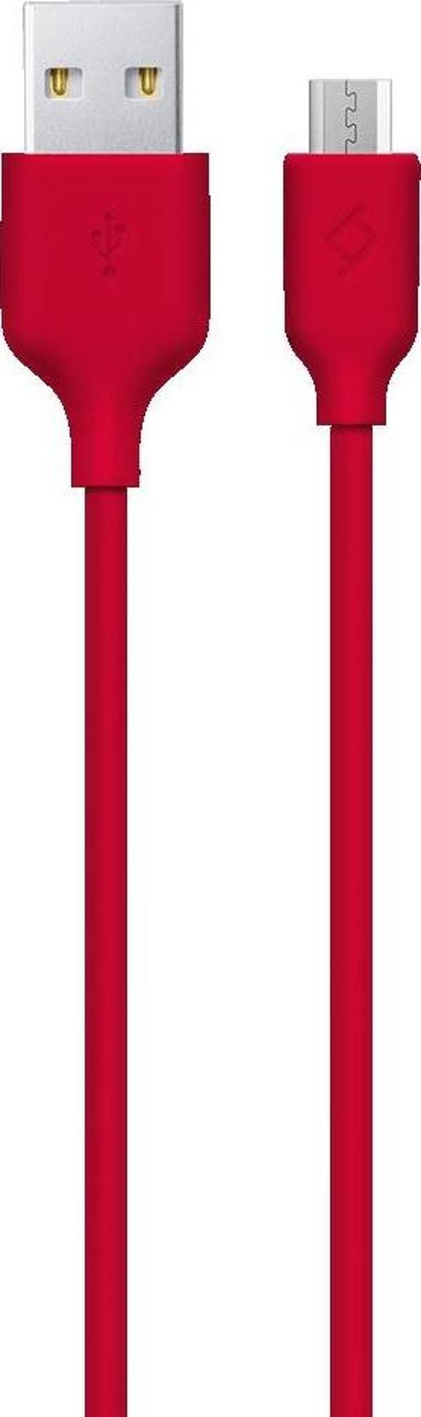 Ttec Micro USB Kablosu 120cm Kırmızı 2DK7530K - Image 1