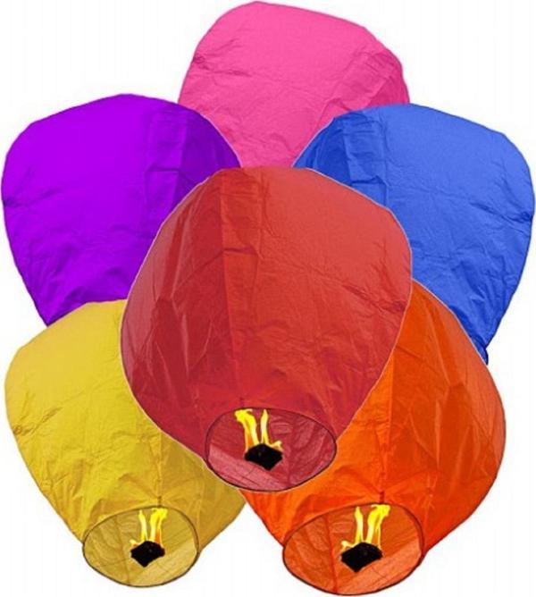 İrhanlar Dilek Feneri 10 Adet Dilek Balonu Sky Lantern Yılbaşı Sevgililer Günü Doğum Günlerine Özel - Image 1