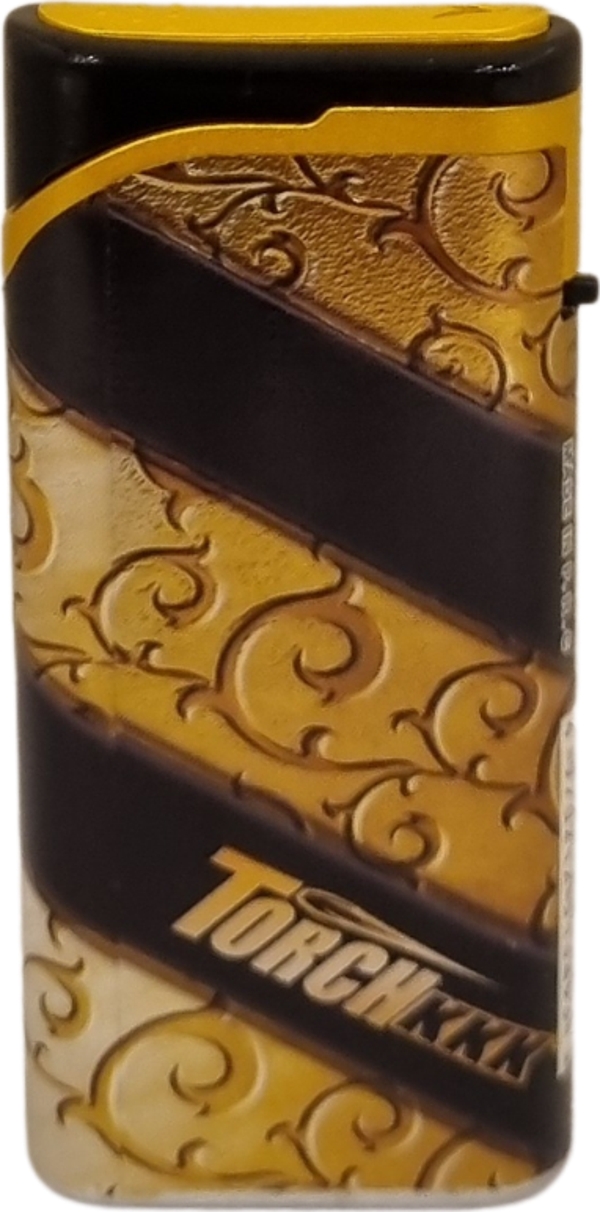 PremiumQuality Gold - Lacivert Tek Torch Pürmüz Plastik Puro Çakmağı - Image 1