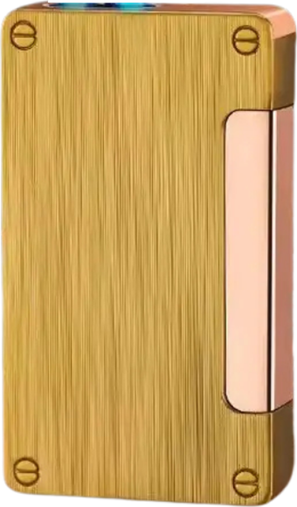 Black Martin Çift Torch Pürmüz Rose Gold Metal Puro Çakmağı - Image 1