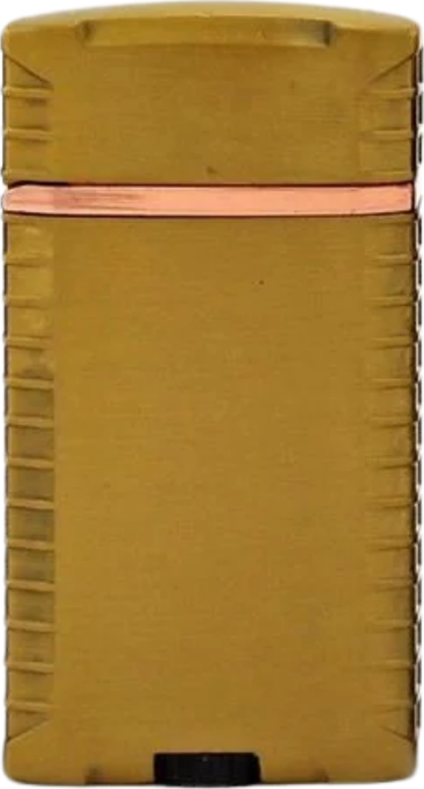 PremiumQuality Gold Çift Torch Pürmüz Metal Puro Çakmağı - Image 1