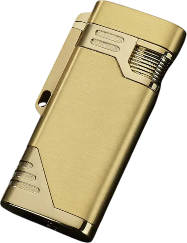 Black Martin Tek Torch Pürmüz Gold Metal Puro Çakmağı - Image 1