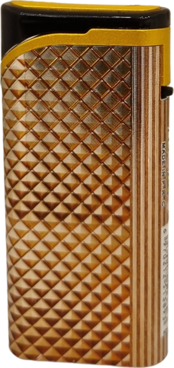 PremiumQuality Gold Tek Torch Pürmüz Plastik Puro Çakmağı - Image 1