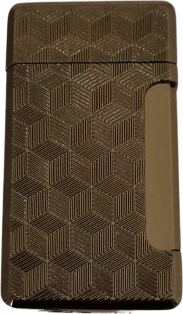 Black Martin Tek Torch Pürmüz Gunmetal Desenli Metal Puro Çakmağı - Image 1