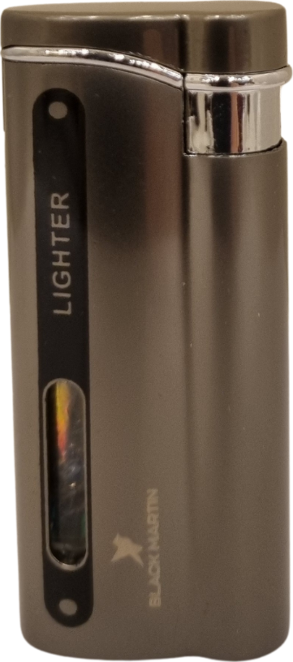 Black Martin Tek Torch Pürmüz Gunmetal Metal Puro Çakmağı - Image 1