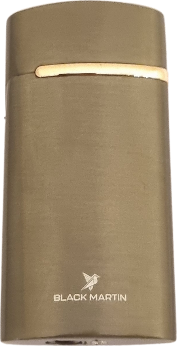 Black Martin Tek Torch Pürmüz Gunmetal Metal Puro Çakmağı - Image 1