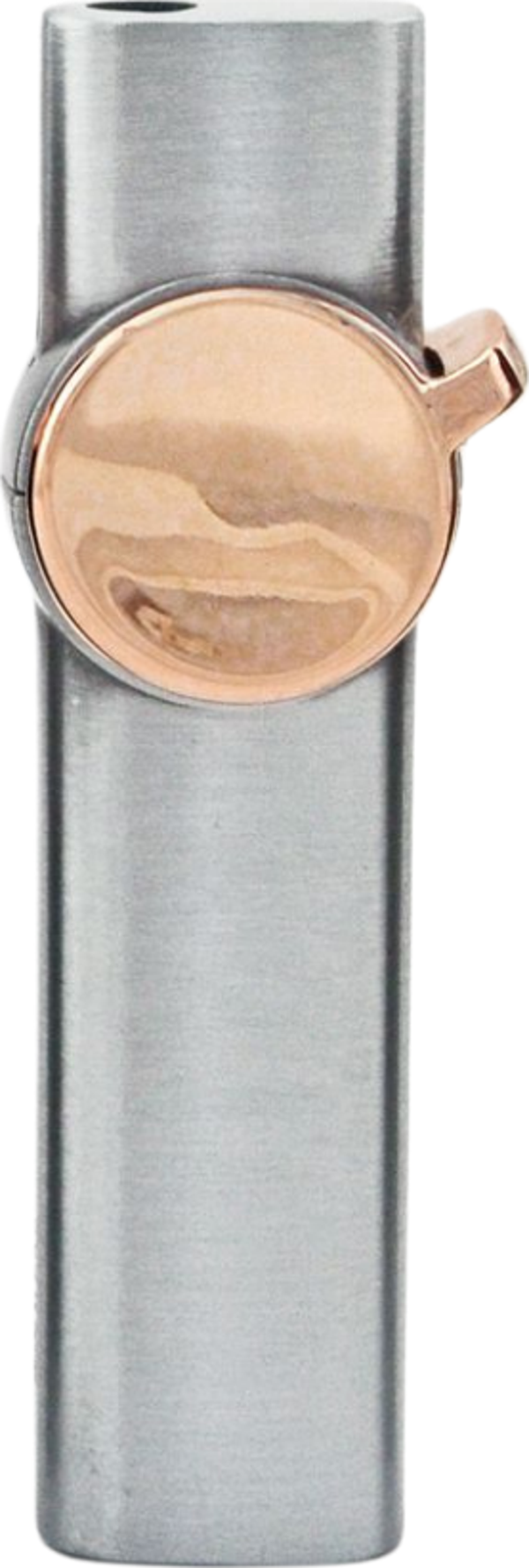 PremiumQuality Gümüş Tek Torch Pürmüz Metal Puro Çakmağı - Image 1