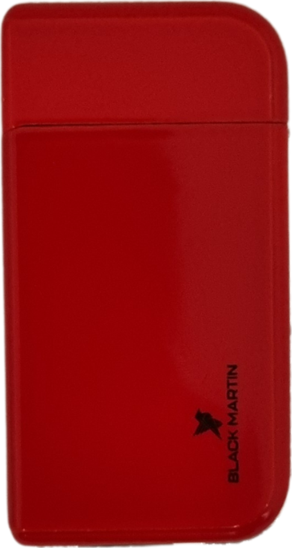 Black Martin Tek Torch Pürmüz Kırmızı Metal Puro Çakmağı - Image 1