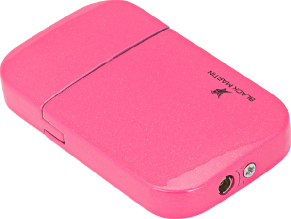 Black Martin Tek Torch Pürmüz Pembe Metal Puro Çakmağı - Image 1