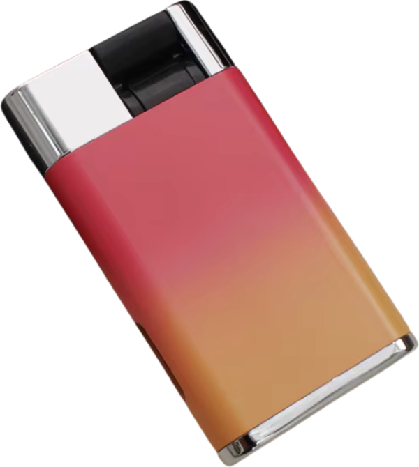 Black Martin Tek Torch Pürmüz Turuncu-Pembe Metal Puro Çakmağı - Image 1