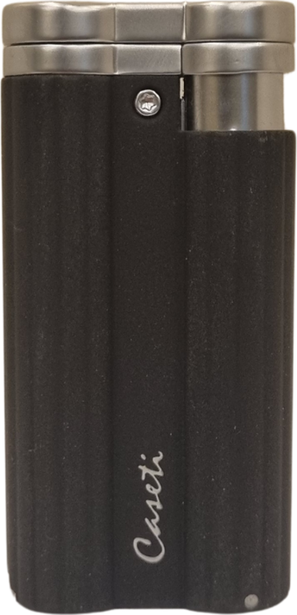 Caseti Tek Torch Pürmüz Mat Siyah Puro Çakmağı - Image 1