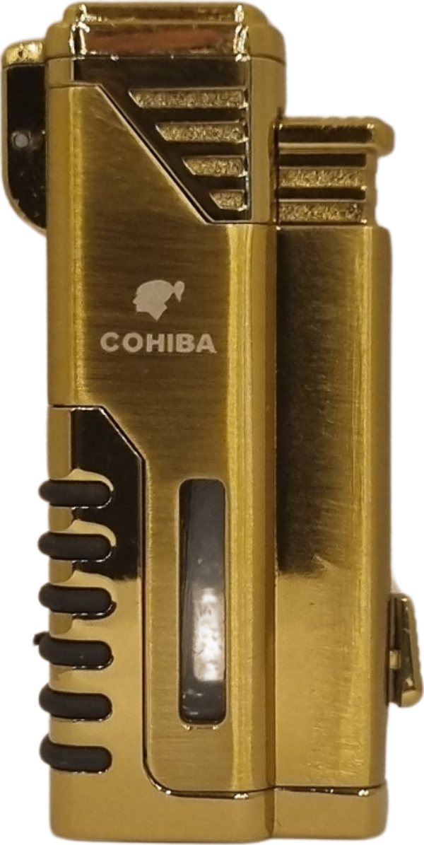 Cohiba 4 Torch Pürmüz Gold Metal Puro Çakmağı - Image 1