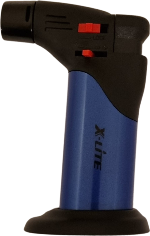 X-Lite Lacivert Tek Torch Masa Tipi Plastik Puro Çakmağı - Image 1