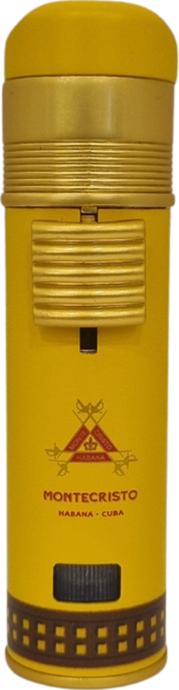 Cohiba Monte Cristo Özel Üretim 3 Torch Pürmüz Sarı Puro Çakmağı - Image 1
