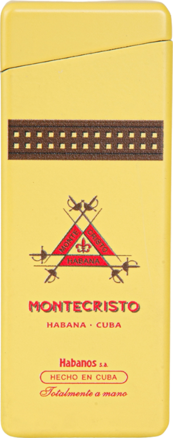 Cohiba Monte Cristo Özel Üretim Tek Torch Pürmüz Sarı Puro Çakmağı - Image 1
