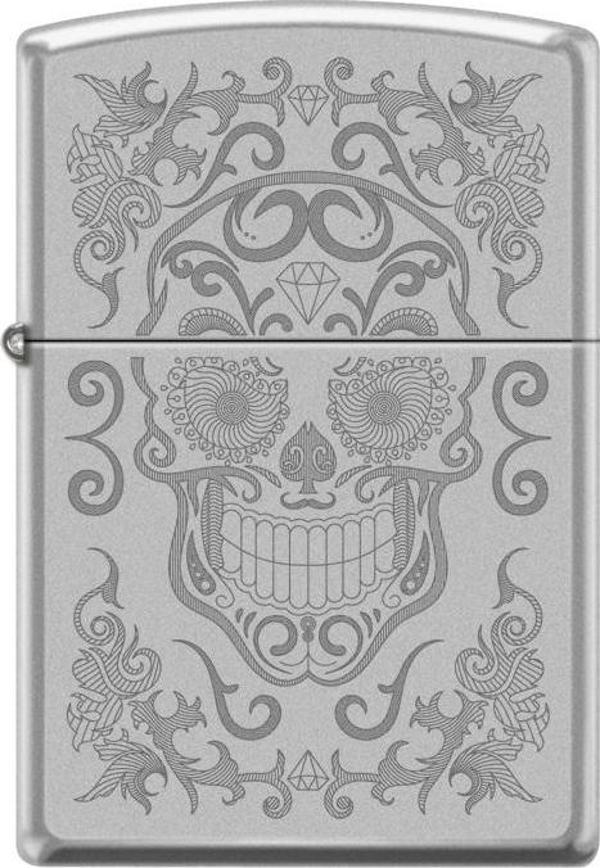 Zippo Çakmak 254B Reg Hi Pol Brass Wo Solid Brass Design 205-119476 - Image 1