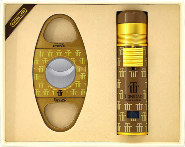 Cohiba Trinidad Özel Üretim Çakmak Kesici İkili Puro Seti - Image 1