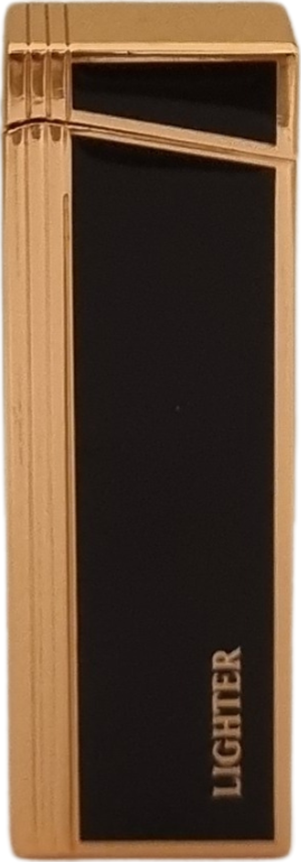 PremiumQuality Bronz - Siyah Tek Torch Pürmüz Metal Puro Çakmağı - Image 1