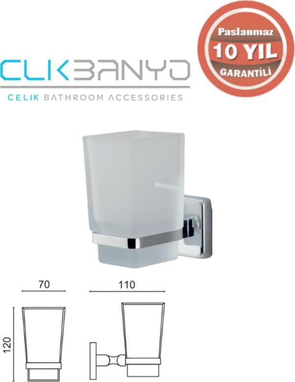 Çelik Banyo Ku10-004 Kumru Diş Fırçalık - Image 1