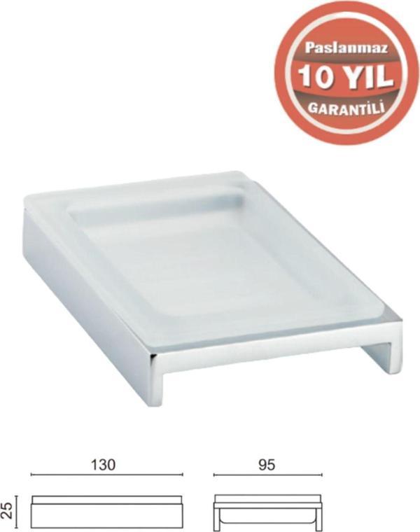 Çelik Banyo Ku10-029 Kumru Set Üstü Sabunluk - Image 1