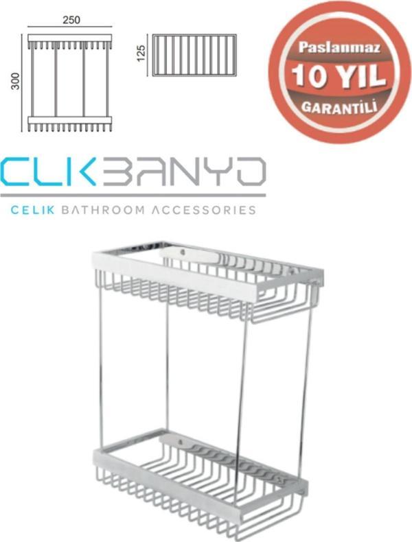 Çelik Banyo Ku10-034 Kumru Lama Şampuanlık 2'Li - Image 1