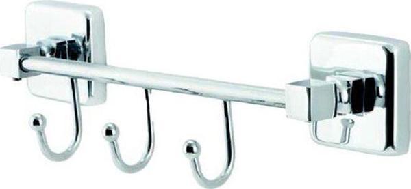 Clk Banyo İgk Yapı - Çelik Banyo Kumru Kancalı Üçlü Askılık (Ku10-063) - Image 1