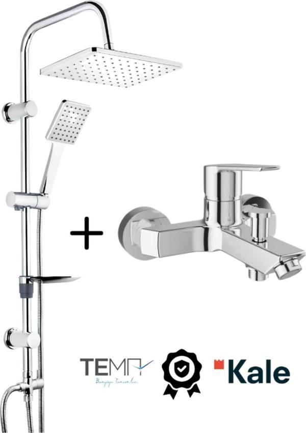 Kale Mare Banyo Bataryası Tema 53242 Duş Seti - Image 1
