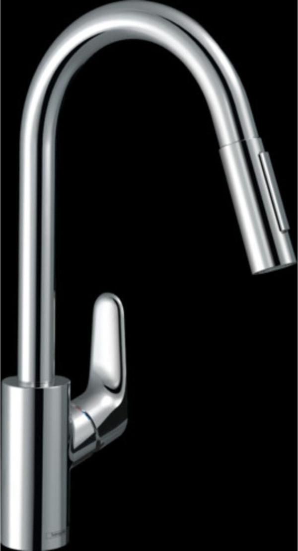 Hansgrohe Focus M41 Tek Kollu Evıye Bataryası Cekılebılır El Dusu 2Jet 31815000 - Image 1
