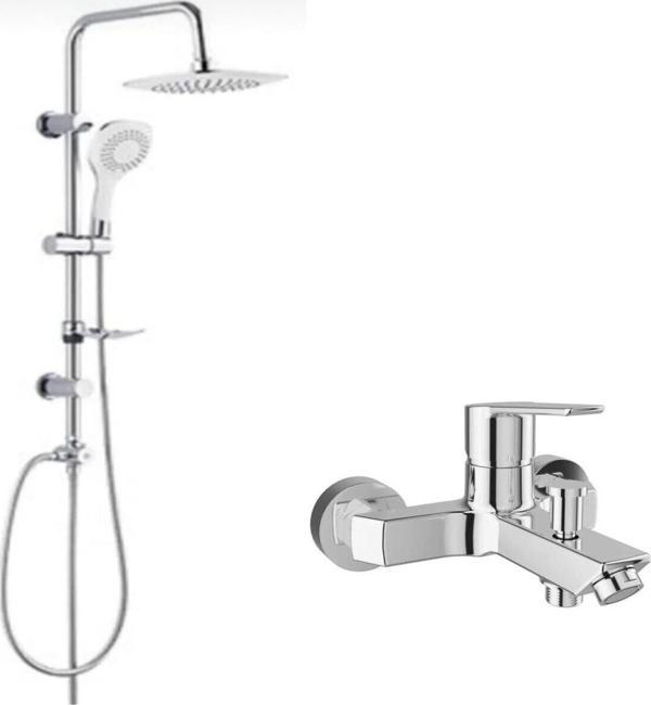 Kale Mare Banyo Bataryası Ve Tema 53276 Tepe Duş Seti - Image 1
