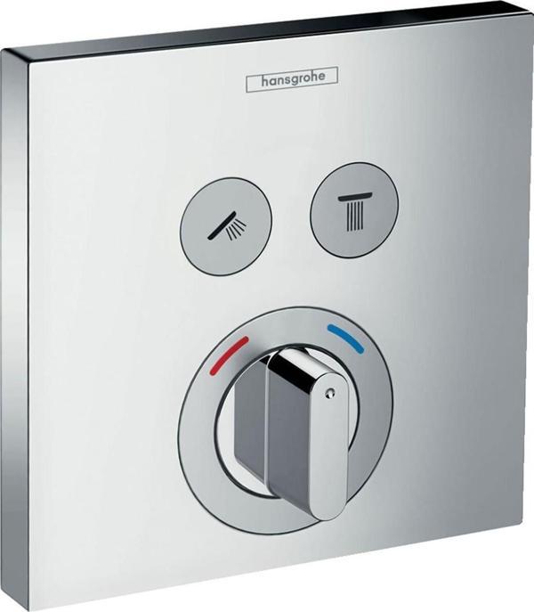 Hansgrohe Showerselect Banyo Bataryası Ankastre Montaj 2 Cıkıs Icın 15768000 - Image 1