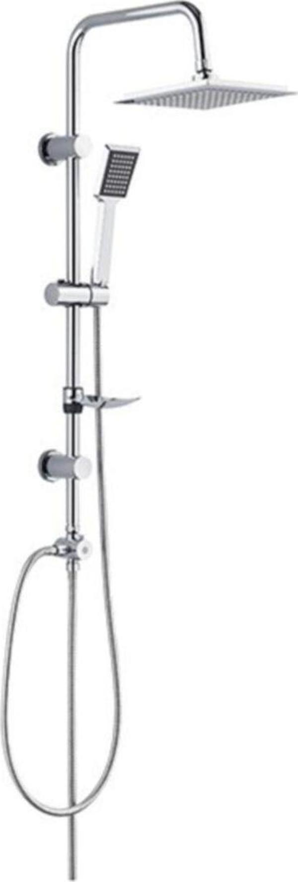 Tema Banyo Rain Quadro Tepe Duş Takımı Seti Arçe - Image 1