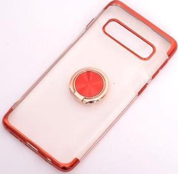 Teknolojik Reyon Samsung Galaxy S10  Kılıf Yüzüklü Dört Köşe Manyetik Model - Image 1