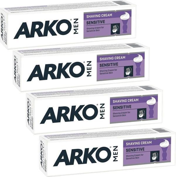 Arko Men Tıraş Kremi Sensitive 90 ml 4 Adet - Image 1