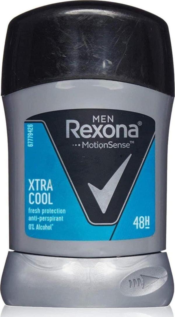 Rexona Men Extra Cool Erkek Anti-Perspirant Stick Deodorant 50 Ml - Image 1