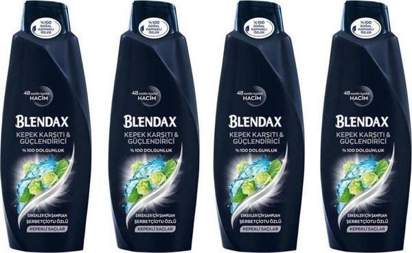 Blendax Men Kepeğe Karşı Etkili Doğal Kil Özlü Şampuan 500 Ml 8690572805695 (4 Adet) - Image 1