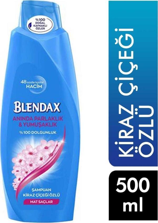 Blendax Şampuan 500 Ml Kiraz Çiçeği Özlü 8690572798355 Şampuan - Image 1