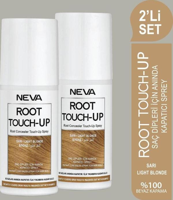 Root Touch-Up 2'Li Set Sarı Saç Dipleri Için Anında Kapatıcı Sprey 75Ml - Image 1