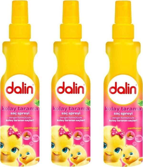 Dalin Badem Özlü Kolay Tarama Saç Spreyi 200 Ml 3 Adet - Image 1