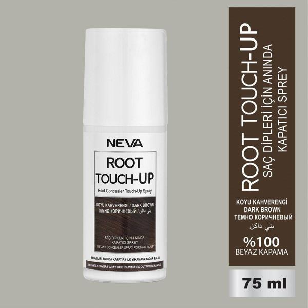 Root Touch-Up Koyu Kahverengi Saç Dipleri Için Anında Kapatıcı Sprey 75Ml - Image 1