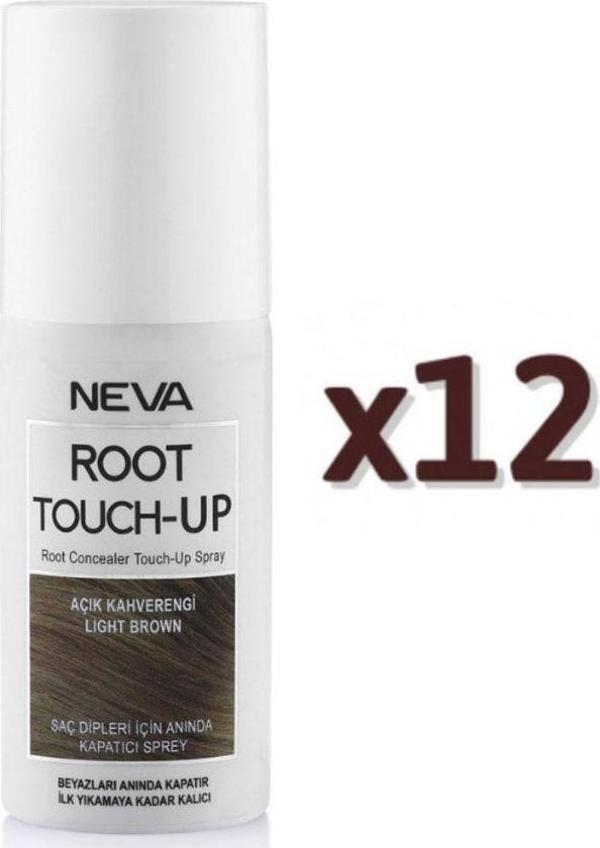 Root Touch-Up Neva Root Touch Up Kapatıcı Sprey 75 Ml Açık Kahve 12 Adet - Image 1