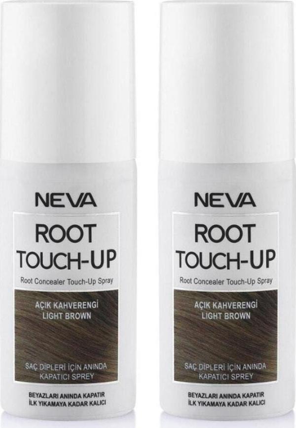 Root Touch-Up Neva Root Touch Up Kapatıcı Sprey 75 Ml Açık Kahve 2 Adet - Image 1