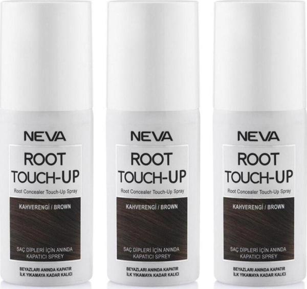 Root Touch-Up Neva Root Touch Up Kapatıcı Sprey 75 Ml Kahve 3 Adet - Image 1