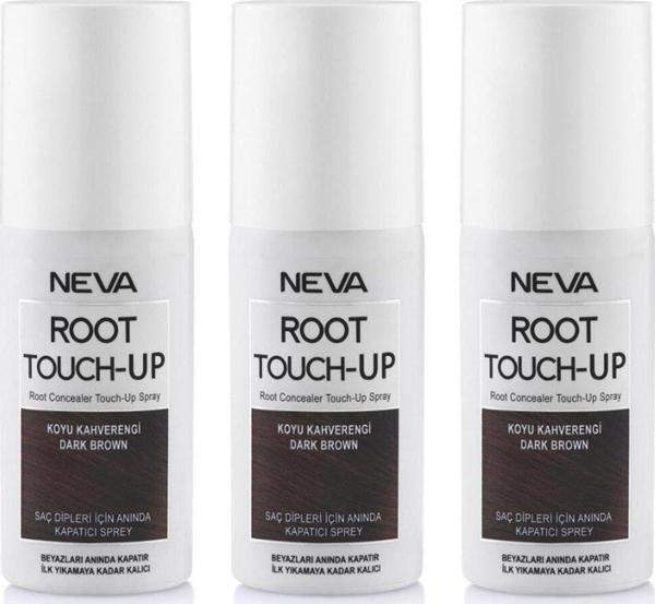 Root Touch-Up Neva Root Touch Up Kapatıcı Sprey 75 Ml Koyu Kahve 3 Adet - Image 1