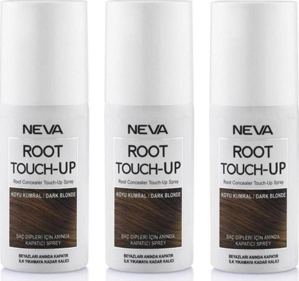 Root Touch-Up Neva Root Touch Up Kapatıcı Sprey 75 Ml Koyu Kumral 3 Adet - Image 1