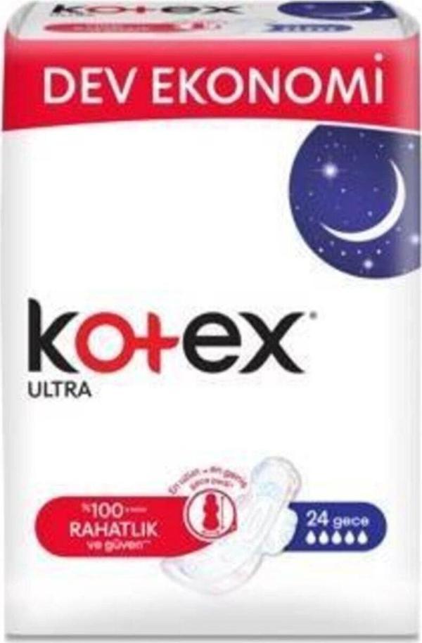 Kotex Ultra Gece Ped 24'Lü - Image 1