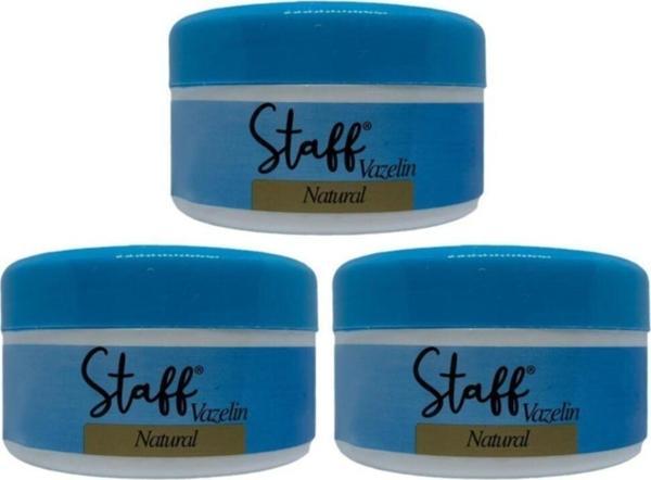 Staff Vazelin Natural 100 Ml 3 Adet - Image 1