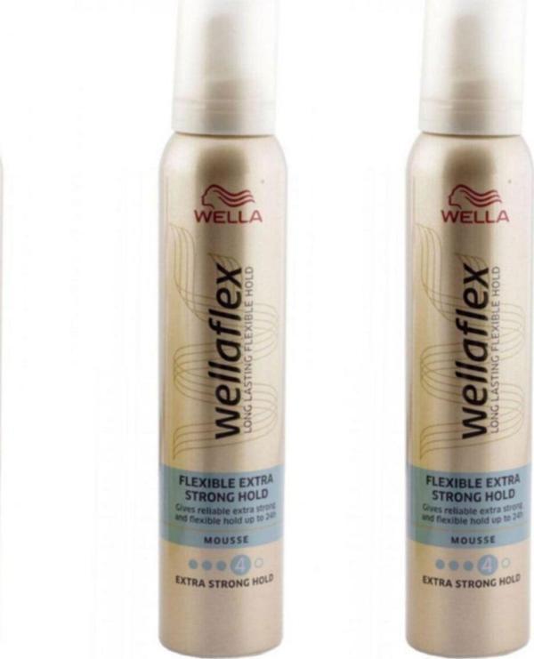 Wellaflex Wella Flexible Extra Strong Hold Saç Köpüğü 200Ml X 2 Adet - Image 1